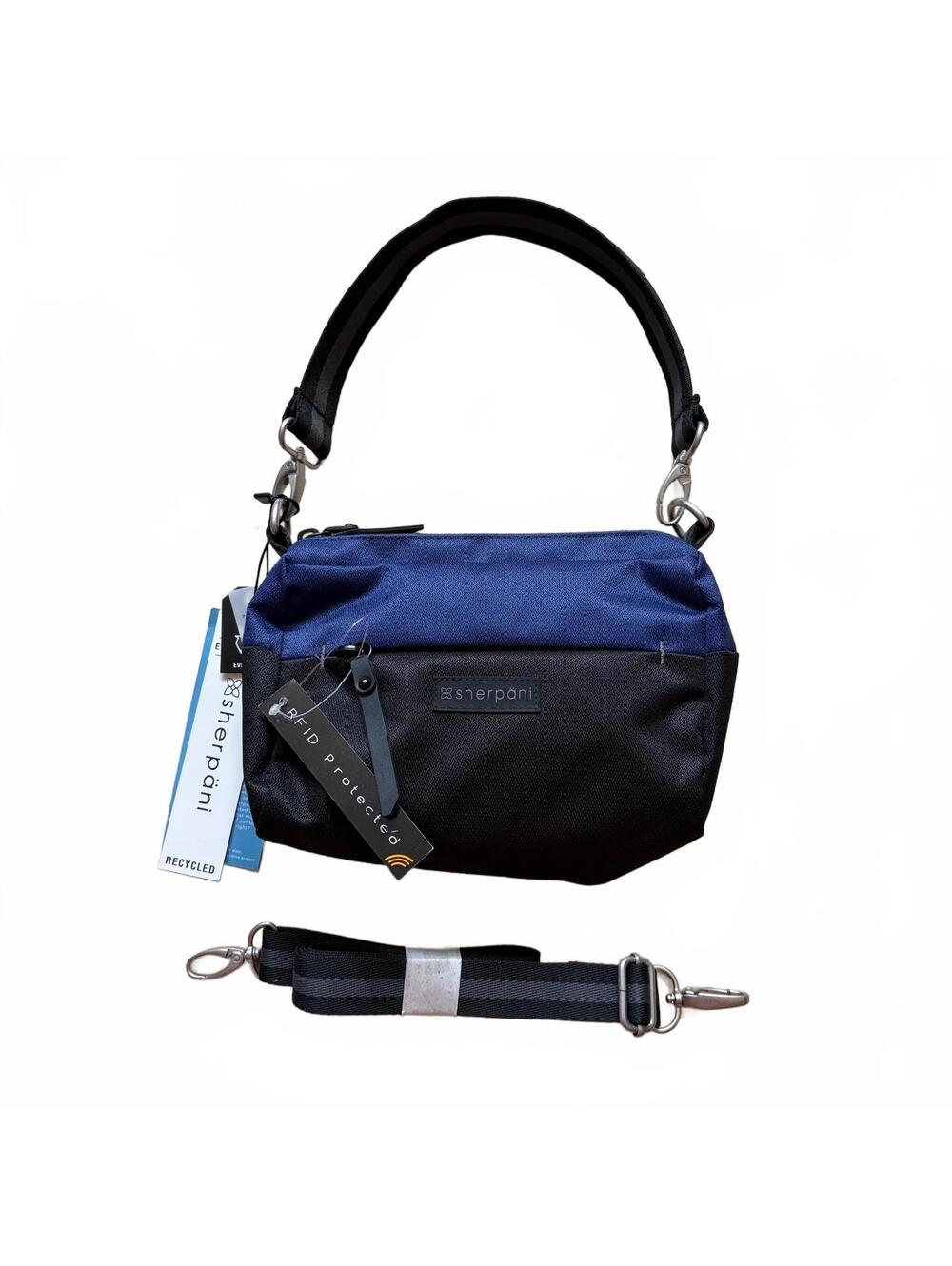 Sherpani Skye Crossbody Shoulder Purse Bag RFID Protected Atlantic Blue NWT
